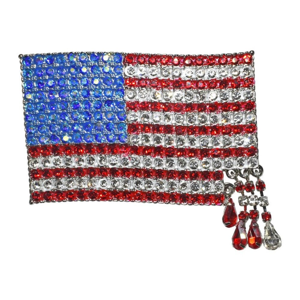 Kirk’s Folly American Flag Pin. Celebrate America’s 250th Anniversary